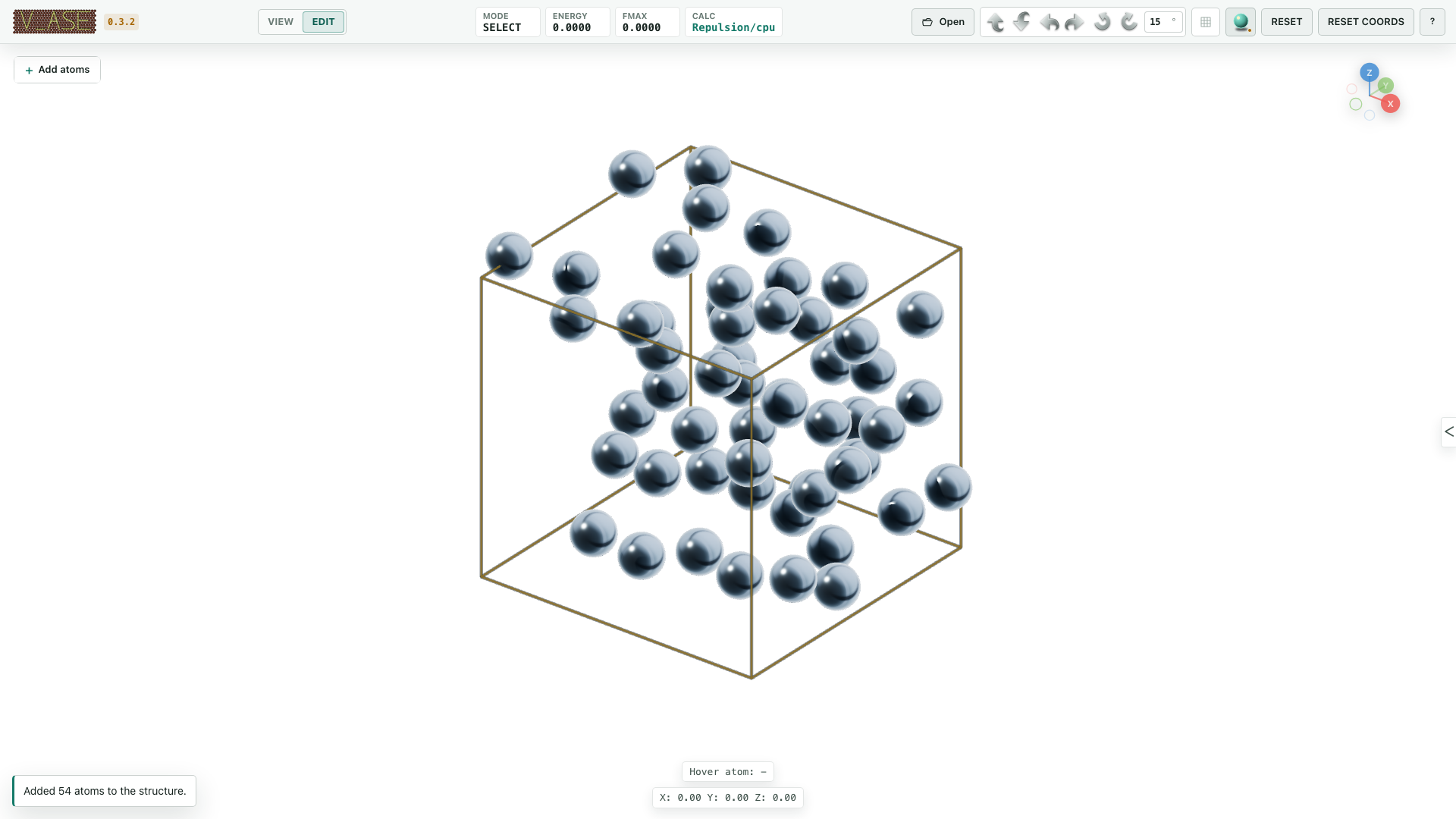 Building and relaxing a staged distribution